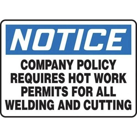 Accuform OSHA NOTICE SAFETY SIGN COMPANY MWLD801XT MWLD801XT